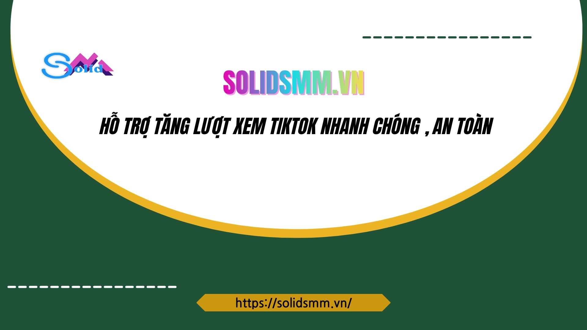 SolidSMM hỗ trợ tăng lượt xem TikTok nhanh chóng an toàn